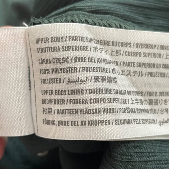 Abercrombie Fitch Large Chiffon Bodysuit Ruffle Coquette Romantic Forest Fairy - Picture 11 of 16